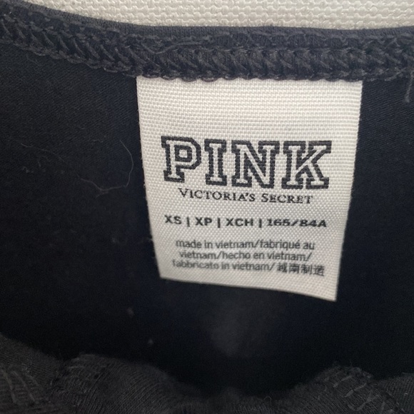 PINK Victoria’s Secret black short-sleeve bodysuit, Size XS - Picture 3 of 9